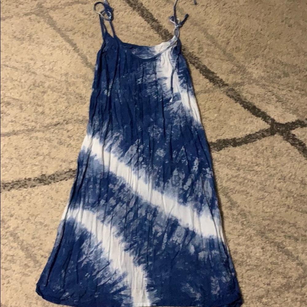 Tie dye cotton dress